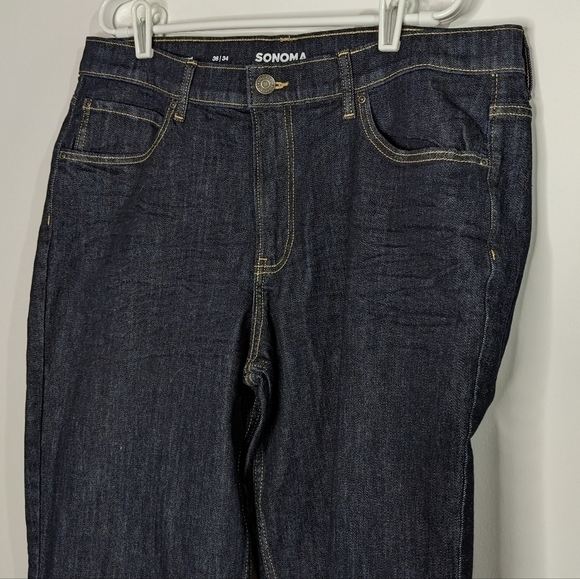 Sonoma The Everyday Jean Relaxed Fit blue jean 36/34 - Picture 6 of 11